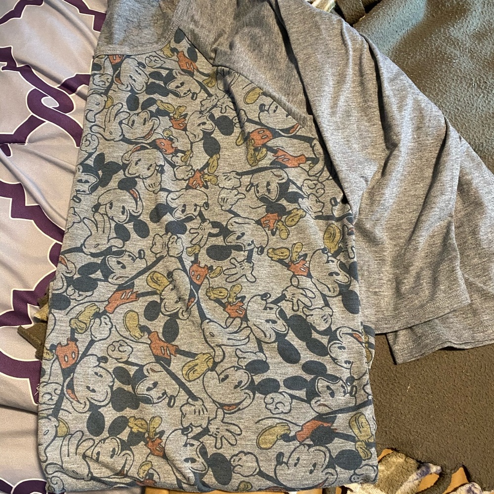 LuLaRoe Disney baseball tee